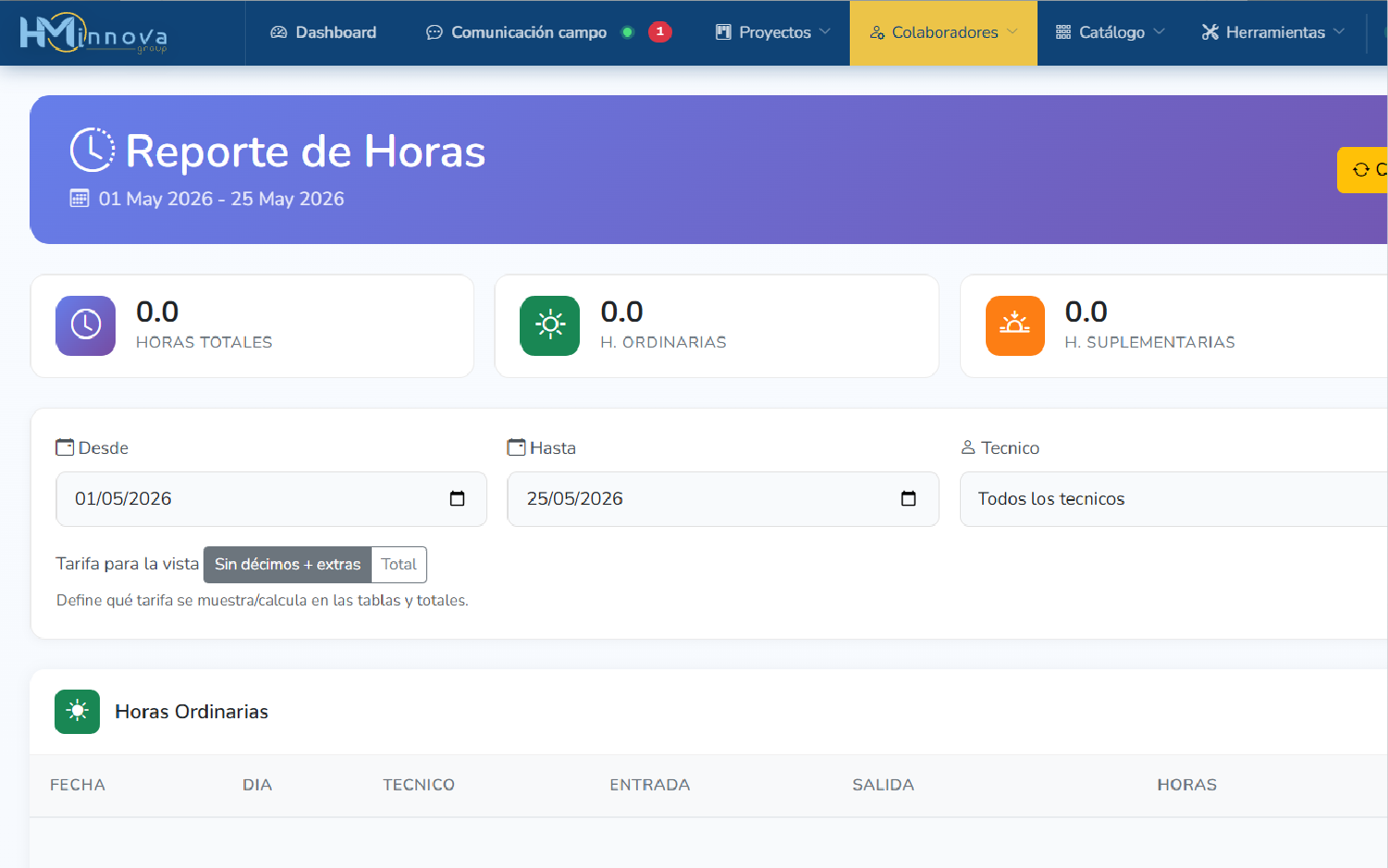 hm innova app biometrica