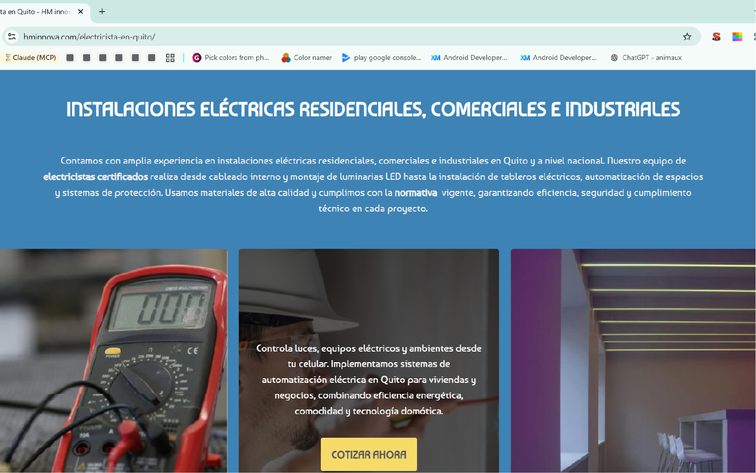 hm innova sitio web