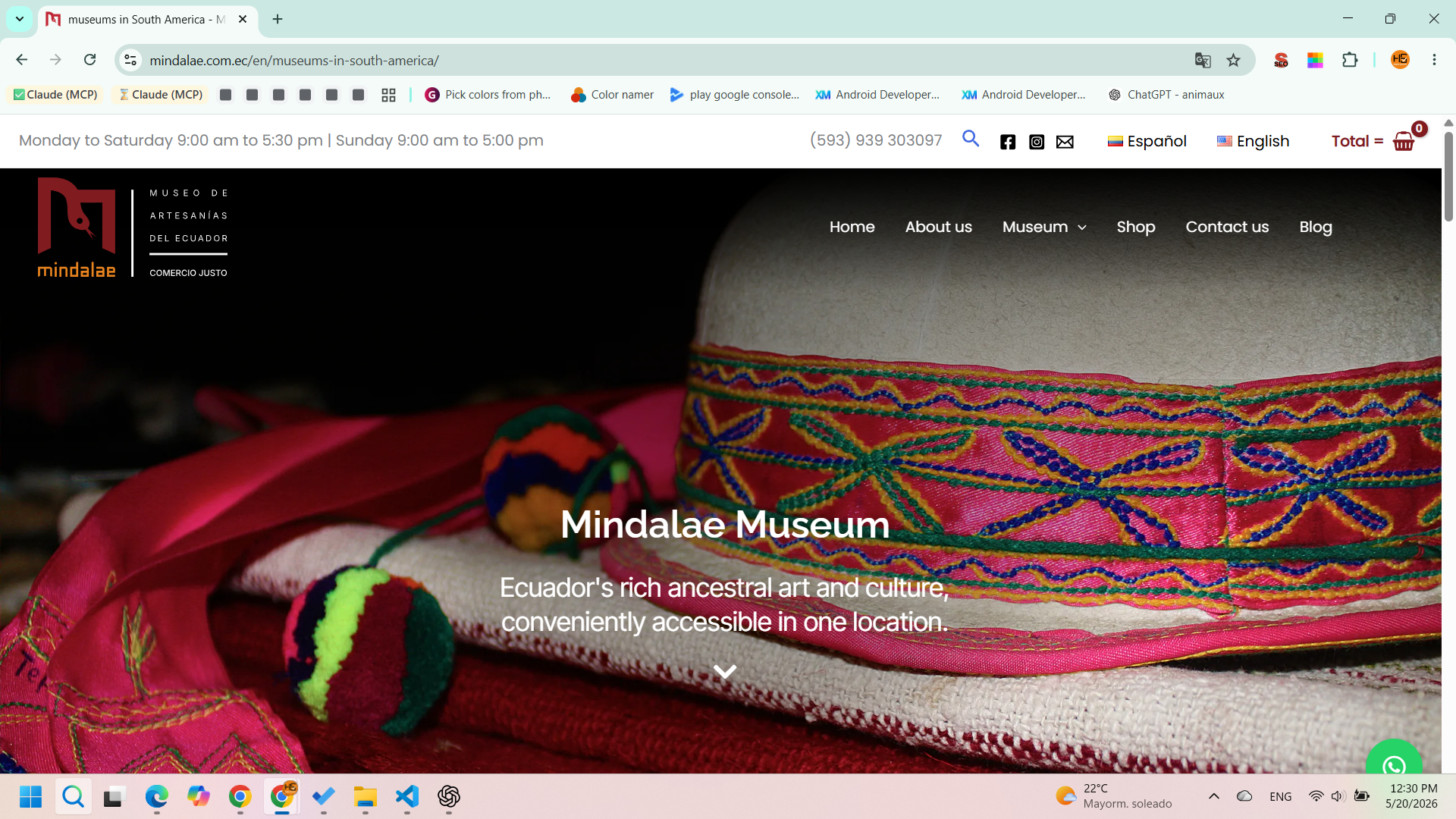 mindalae web