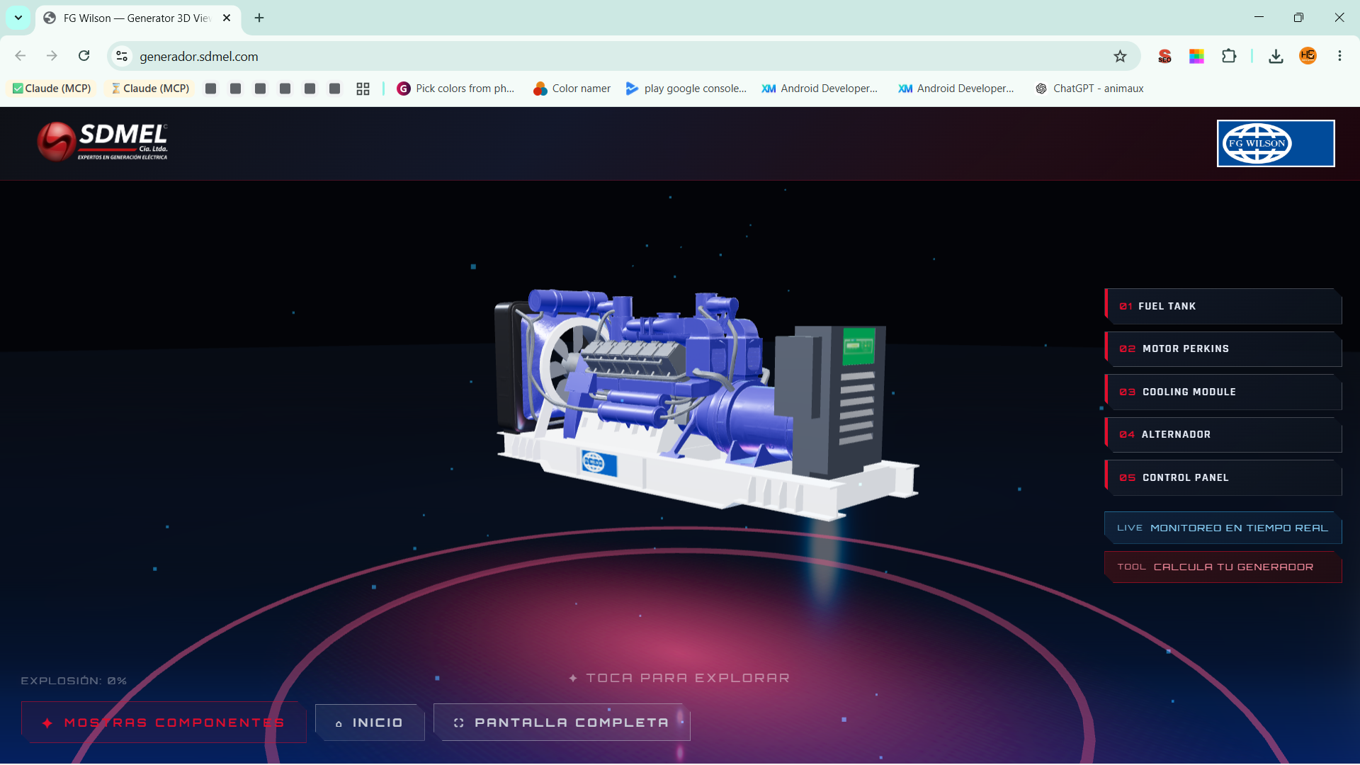 Experiencia 3D · 3D · Hermes DG